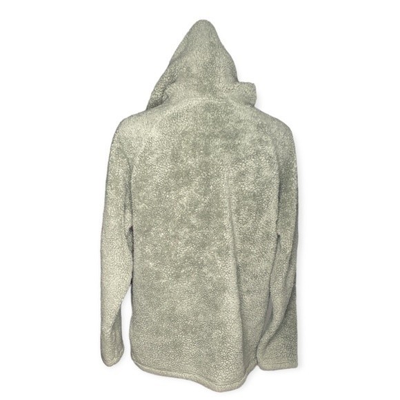 PINK Victoria’s Secret Half Zip Fleece Teddy Pull Over Shake Green Size Small - Picture 2 of 9